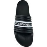 Emporio Armani - XVPS14_XR277 - Teenslippers - Zwart - Plat