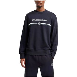 Armani Exchange - Sweatshirt - Blauw - Casual Chic Urban