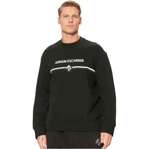Armani Exchange - Sweatshirt - Zwart - Katoen