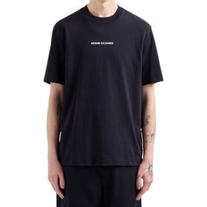 Armani Exchange - Xm000588a_f12308u - T-shirt - Zwart - Katoen
