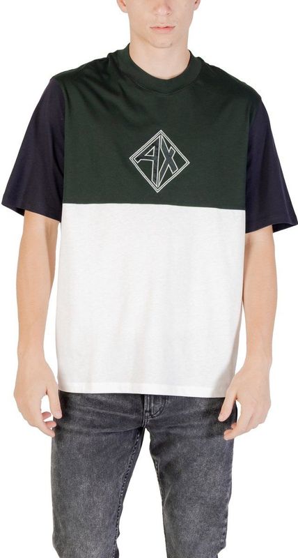 Armani Exchange - Xm000272_af10361 - T-shirt - Zwart - Korte Mouwen