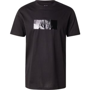 Armani Exchange - XM000786AF10364UC001 T-shirt - Zwart - Katoen - Korte Mouwen