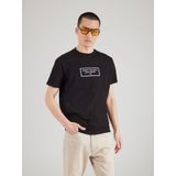 Armani Exchange - XM000552AF10356UC001 - T-shirt - Zwart - Katoen - Korte Mouwen