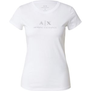 Armani Exchange Arte Sella, glanzend logo, regular fit, groen, XL, sage, XL
