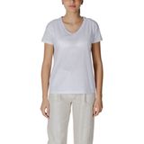 Armani Exchange - XW000531AF10359U0002 - T-shirt - Wit - Katoen - Korte Mouwen