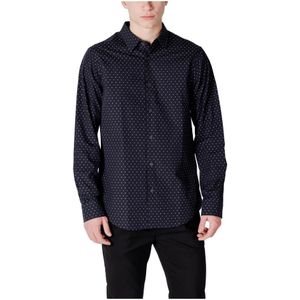 Armani Exchange  XM000719  overhemden  heren Zwart