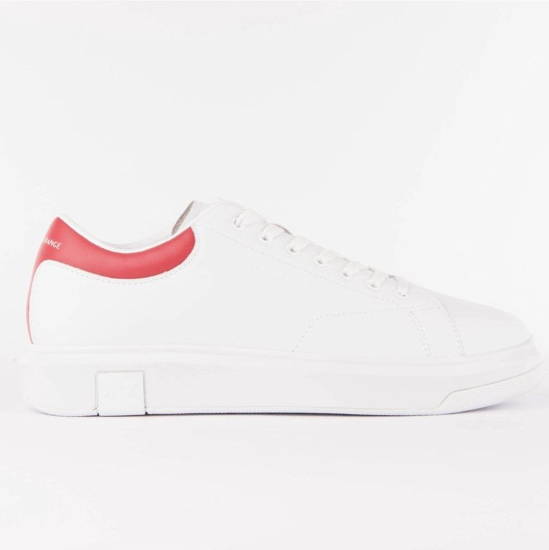 Armani Exchange - XUX123XV534U647 - Witte Sportschoenen - Leer - Casual