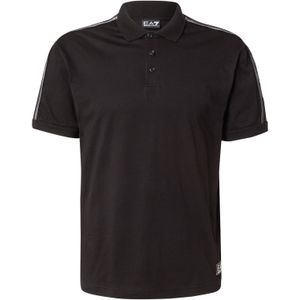 EA7voor mannen. 7M000139_AF10375 Logo Serie katoenen gebreide polo oranje (XXL), Casual, Sportief, Meerdere sporten, Korte mouwen