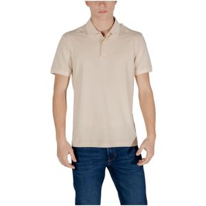 Emporio Armani Ea7 - Poloshirt - Beige - Katoen - Korte Mouwen