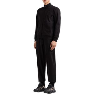 EA7 - 7M000235_AF13512 - Trainingspak - Zwart - Katoen - Casual Sportief