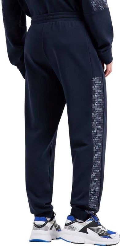 EA7 - Logo Serie - Tracksuitbroek - Marineblauw - Katoenmix
