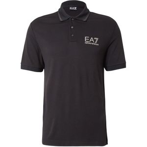 Armani EA7 - Polo - Zwart - Viscose