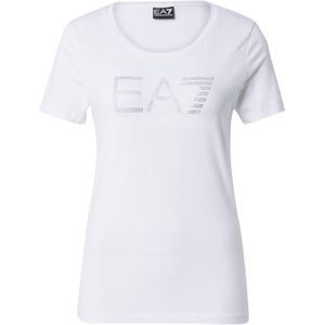 Emporio Armani Ea7, Dames, Tops, Wit, Maat: L