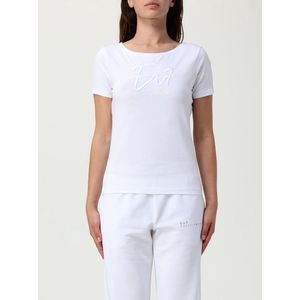 EA7 - Logo Serie - T-shirt - Wit - Katoen - Korte Mouwen