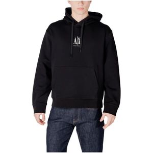 Armani Exchange - Icon Project - Hoodie - Zwart - Katoen