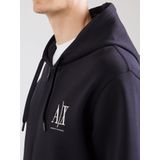 Hoodie - Marineblauw - Katoen-Polyester - Capuchon met Rits