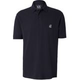 Armani Exchange - XM000367AF13022UB101 - Poloshirt - Marineblauw - Korte Mouwen