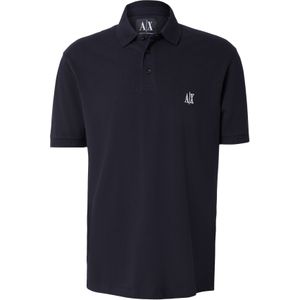 Armani Exchange - XM000367AF13022UB101 - Poloshirt - Marineblauw - Korte Mouwen