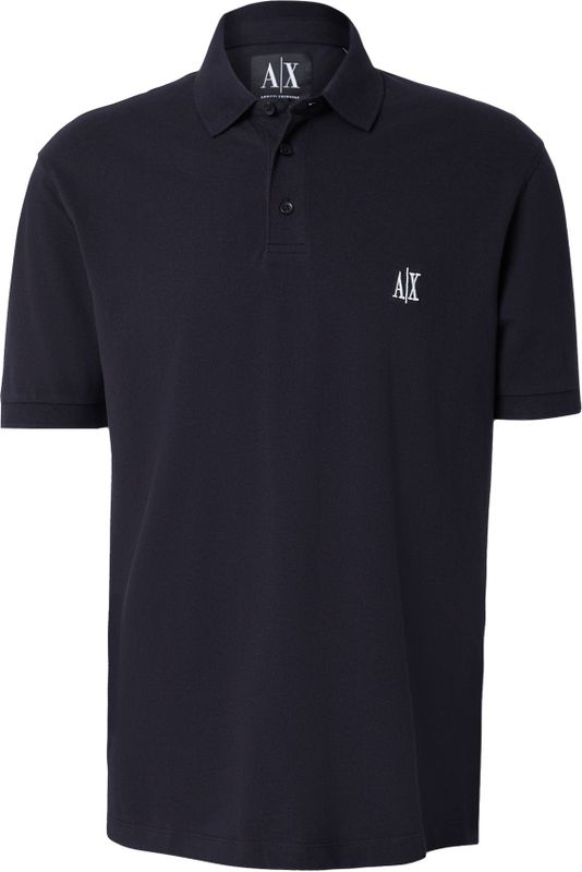 Armani Exchange - XM000367AF13022UB101 - Poloshirt - Marineblauw - Korte Mouwen