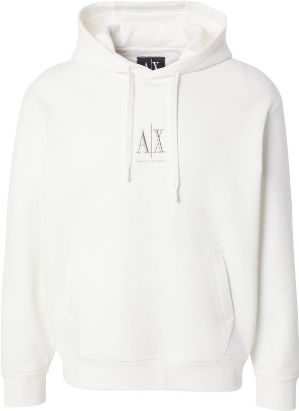 Armani Exchange - XM000369AF10818U0009 - Hoodie - Wit - Katoen-Polyester