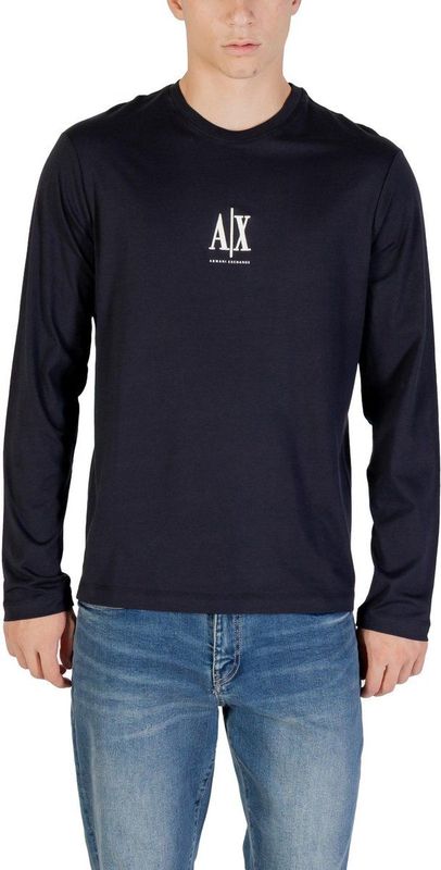 Shirt - Ronde Hals - Jersey - Logoprint - Lange Mouw