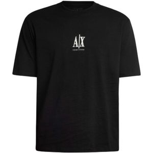 Giorgio Armani Exchange T-shirt Sort Str. M