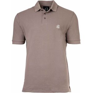 Armani Exchange Icon Project Polo avec logo brodé pour homme, bois flotté, XL