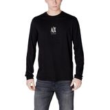 Armani Exchange - T-shirt - Langemouwen - Zwart - 100% Katoen
