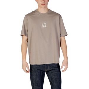 AX Logo Tee Short Sleeve Crew - Brown Shirts