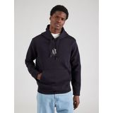 AIX Armani Exchange - XM000369AF10818UB101 - Casual Sweatshirt - Marineblauw - Katoen