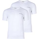 T-shirt - Effen - Jersey - 2 Pack - Kwartmouw - V-hals