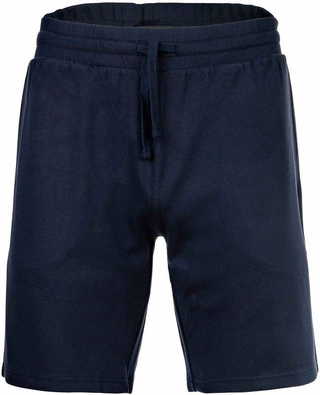 Emporio Armani - ICONIC PIQUET - Korte Broek - Blauw - Katoenmix