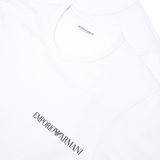 Emporio Armani - Ondergoed T-Shirts - Wit - Katoen/Elastaan - Twee-Pack