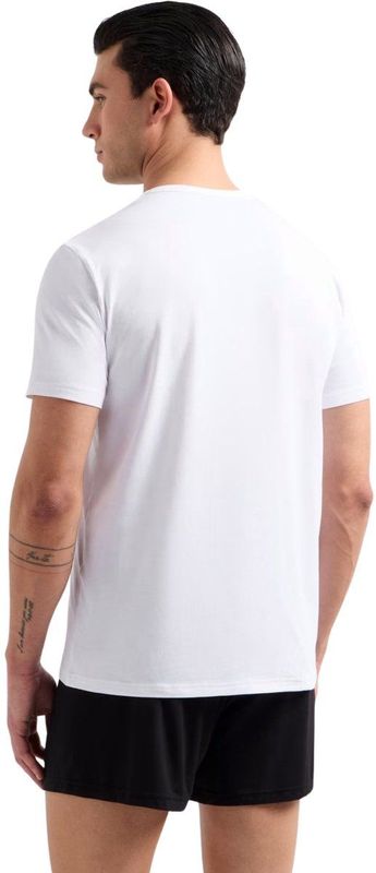 Emporio Armani - Ondergoed T-Shirts - Wit - Katoen/Elastaan - Twee-Pack