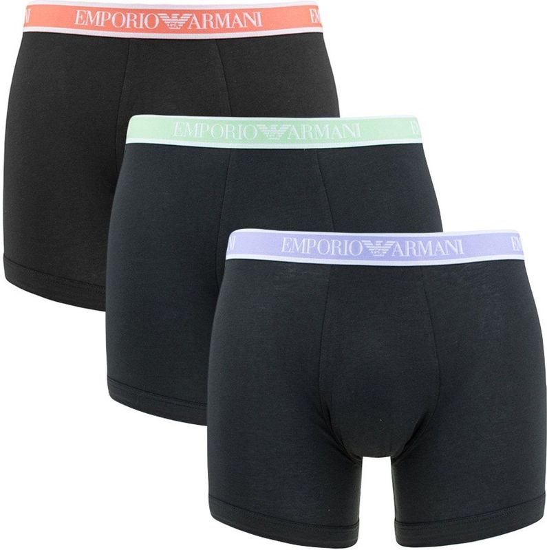 Emporio Armani - Boxershorts - Effen en Patroon - 3-pack