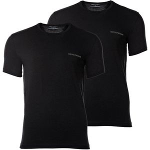 Emporio Armani - Core Logoband T-shirt - 2-pack - Zwart - Katoen