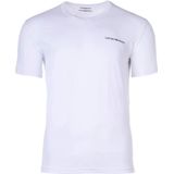 Emporio Armani - Shirt - Zwart/Wit - 2 Pack - V-hals - Kwartmouw