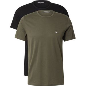 Emporio Armani - Loungewear Shirt - Zwart - Heren - 2-pack