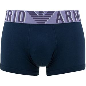 Emporio Armani - Heren Boxer Trunk - Blauw - Stretchkatoen