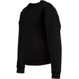 Sweater - Effen - Sweatstof - Geribbelde Kraag - Lange Mouwen
