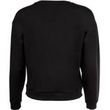 Sweater - Effen - Sweatstof - Geribbelde Kraag - Lange Mouwen