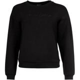 Sweater - Effen - Sweatstof - Geribbelde Kraag - Lange Mouwen