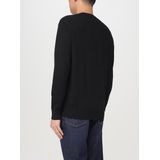 Armani Exchange - Gebreide Trui - Zwart - Ronde Hals - Regular Fit