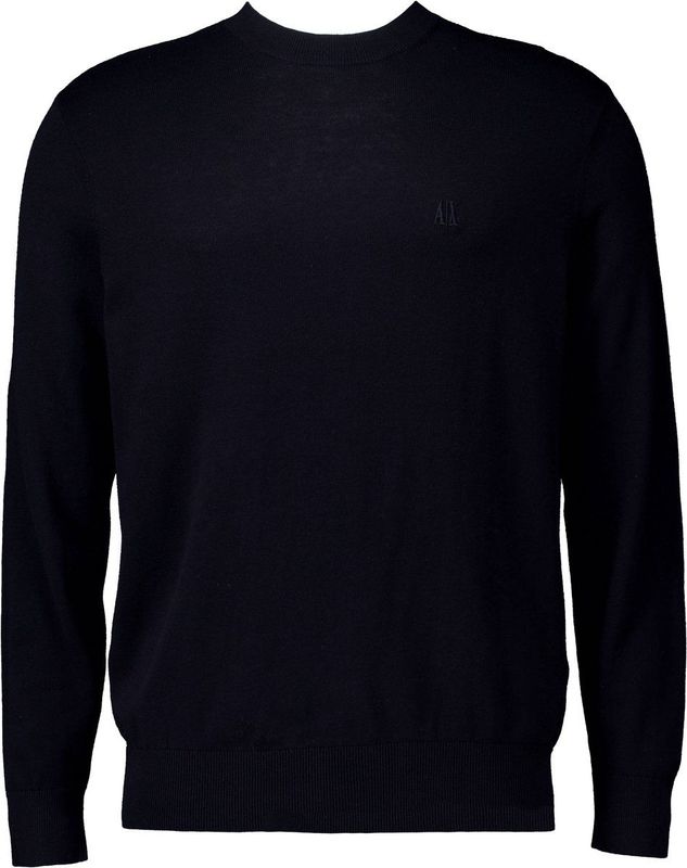 Armani Exchange - XM000338AF12291UB101 - Trui - Marineblauw - Katoen
