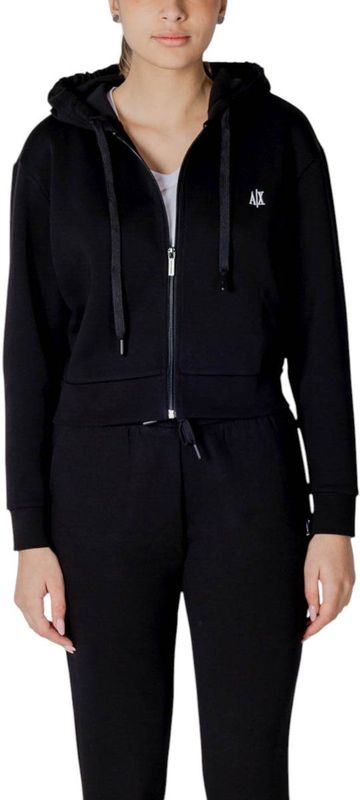Armani Exchange - Hoodie - Zwart - Katoen