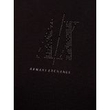 Armani Exchange - T-shirt - Zwart - Katoen - Korte Mouwen