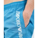 EMPORIO ARMANI Boxer Homme Logo Broderie MID Bleu XXL, Bleu capitaine., XXL
