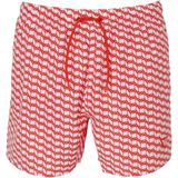 Emporio Armani - Zwembroek - Blauw - Elastische Tailleband - Allover Logopatroon