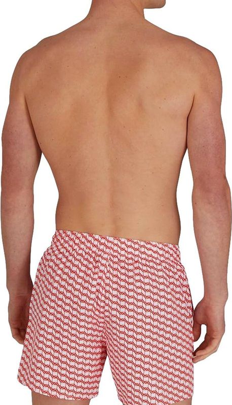 Emporio Armani - Zwembroek - Blauw - Elastische Tailleband - Allover Logopatroon