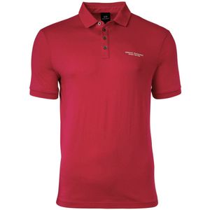 Armani Exchange - Poloshirt - Rood - Model 8Nzf 80 Z8H4Z - Katoen